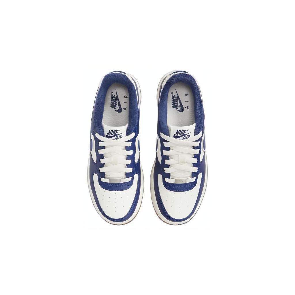 Nike Air Force 1 LV8 3 GS College Pack - Midnight Navy Kinder Sneakers Blue Sail Gum-Medium-Brown DQ5972-101