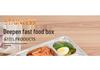 304 Stainless Steel 4-Compartment Rectangular Dining Tray for Students & Children