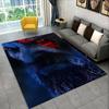 Retro God of War Spiel Kratos Teppich für Schlafzimmer Wohnzimmer Sofa Spielzimmer Fußmatte Heimdekor, Kinderbereich Teppich rutschfest Geschenk