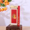 Wooden New Year Magnetic Sticker Blessing Traditional Chinese Style Refrigerator Magnets Festive Decoration