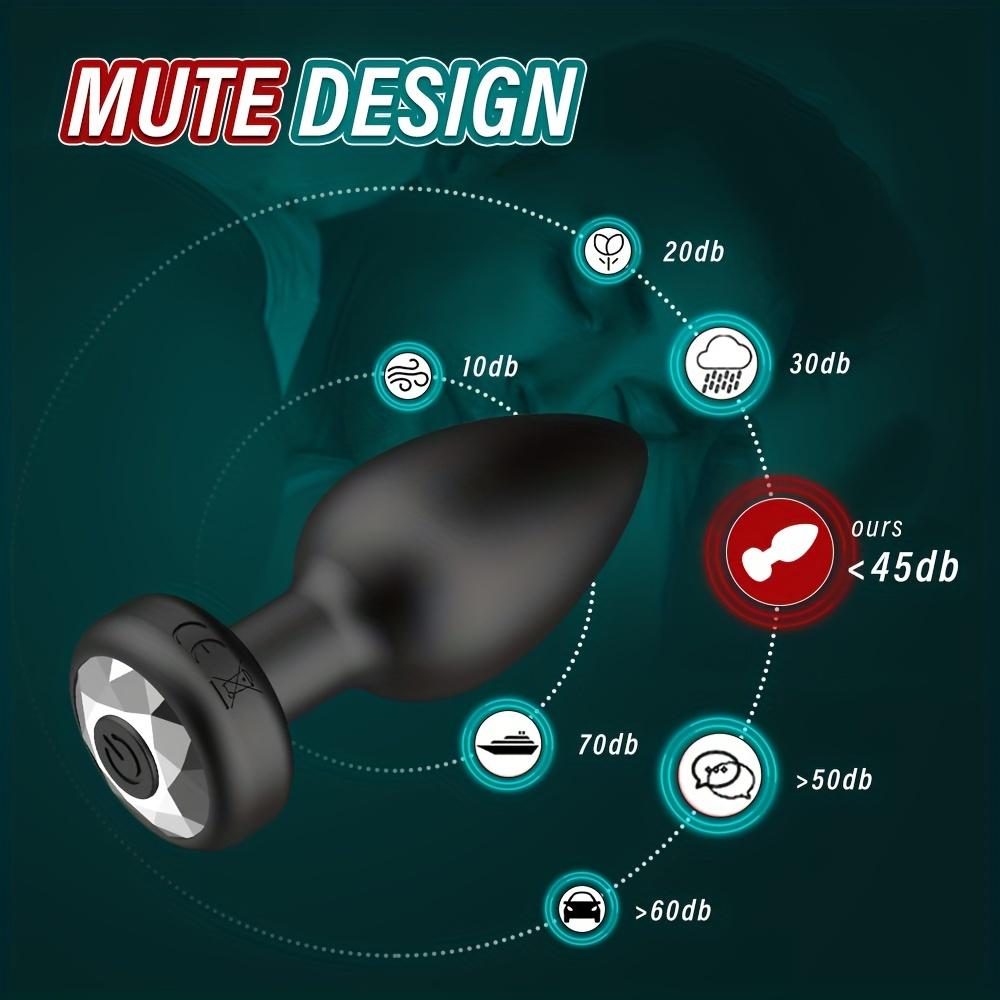 Electric Anal Plug With Control Flirting Frequency Conversion Anal Prostate Massager Mute Anal Plug SM Adult Sex Toys For Female And Male