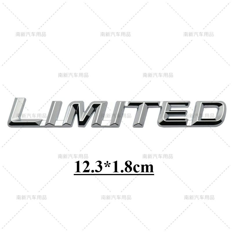 Высококачественные наклейки для модифицированных автомобилей LIMITED Connected Металлическая буква Покрытие царапин на кузове автомобиля Персонализированный дисплей