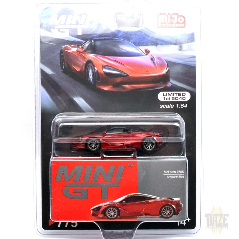MINI GT 164 Scale MiJo TOYS - McLaren 720S (Amaranth Red) MiJo Exclusive