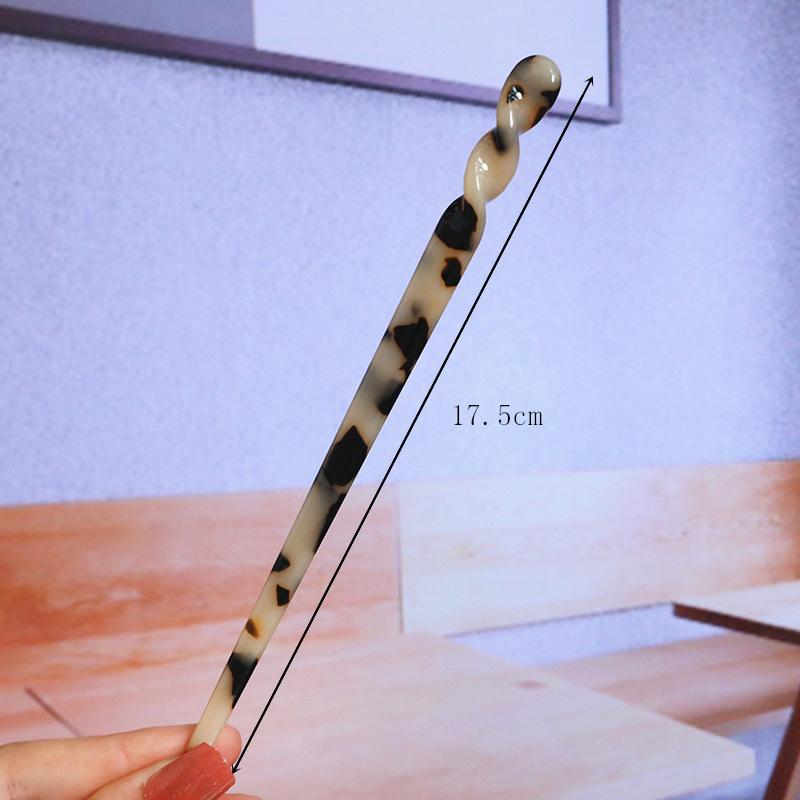 

Япония Палочки для волос Женские Ацетатные Заколки для волос Элегантные Красочные Мраморные Длинные 17,5 см Палочки для волос Заколки для волос Аксессуары для волос