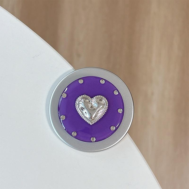 Korean Style Magnetic Phone Holder & Ring Stand for Desktop Drama Viewing