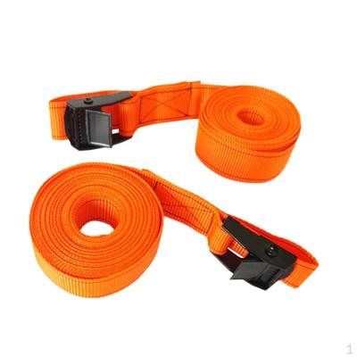 2 kusy Heavy Duty kovová vačková přezka upínací popruhy pro kajaky, kánoe, surfová prkna a střechu,