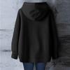 Women's Christmas Print Loose Casual Long Sleeve Hooded Sweatshirt