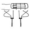 Bike Rear Rack 200kg large Capacity Heavy Duty Holder Adjustable Steel Bike Cargo Rack For Cycling Road Commuting Work Delivery