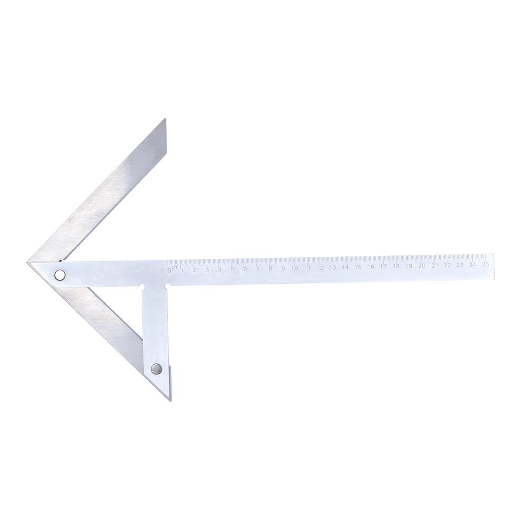 Center Gauge Ruler Stainless Steel High Accuracy Center Angle Finder for Hardware Processing Angle