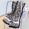 New high-end geometric scarf women's winter versatile imitation cashmere double-sided scarf thickened warm shawl