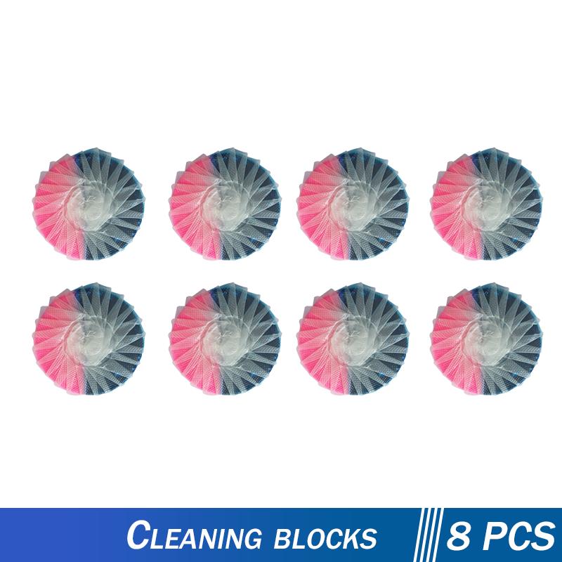 Toilet Bowl Cleaner Drain Tank Rose Fragrance Tablet Freshener Deodorization Stain Remover House Bathroom Cleaning Agent Product