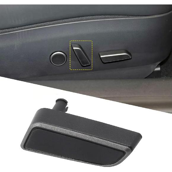 Seat Adjustment Button Black Trims For Tesla Model 3/Y    Front Passenger Side Seats Cushion Forward Button Switch Cover Replacement 1098842-01-D