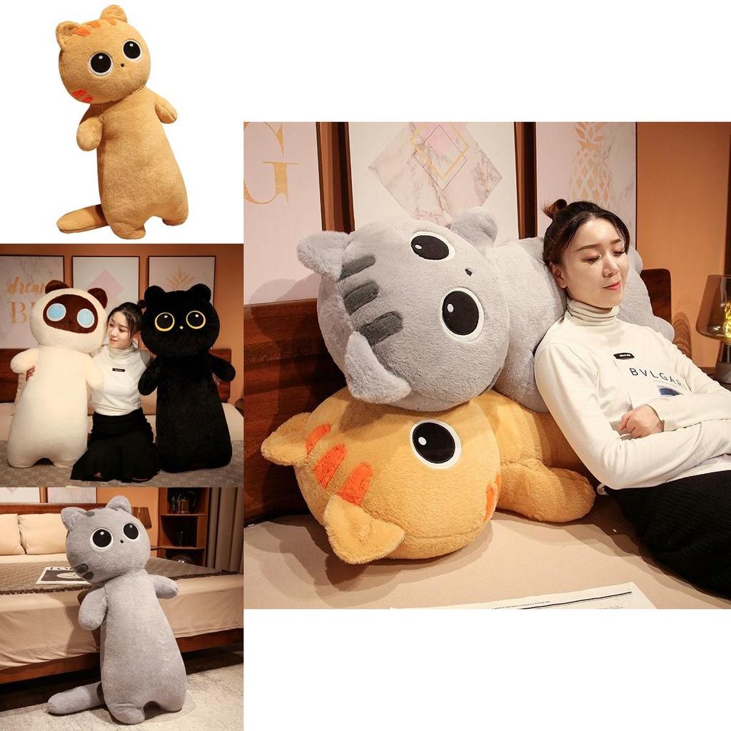 Purr-fect Soft Cat Plush Pillow Toy Decoration Gift For Kids Bedroom Sofa