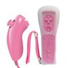 Wii Game Controller: Straight Handle + Bent Left-Hand Chicken Leg Grip with Silicone Cover