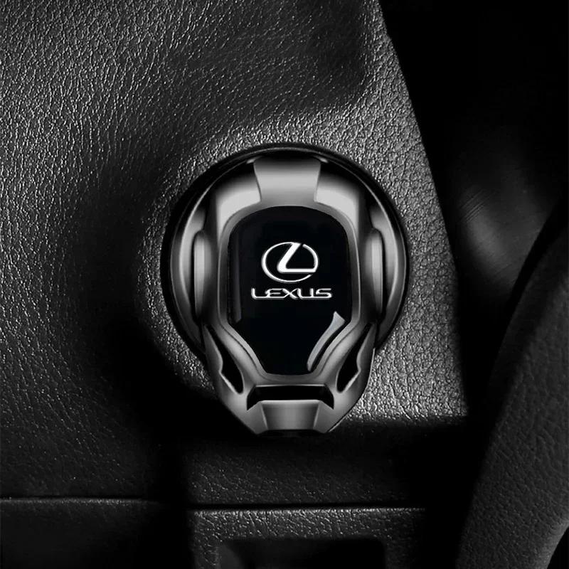 Car Interior Engine Ignition Switch Button Cover Start Stop Button Decorative Cover Modification Accessories