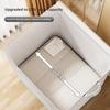 Cotton Comforter Storage Bag With Sealable Zipper For Bedroom Organization