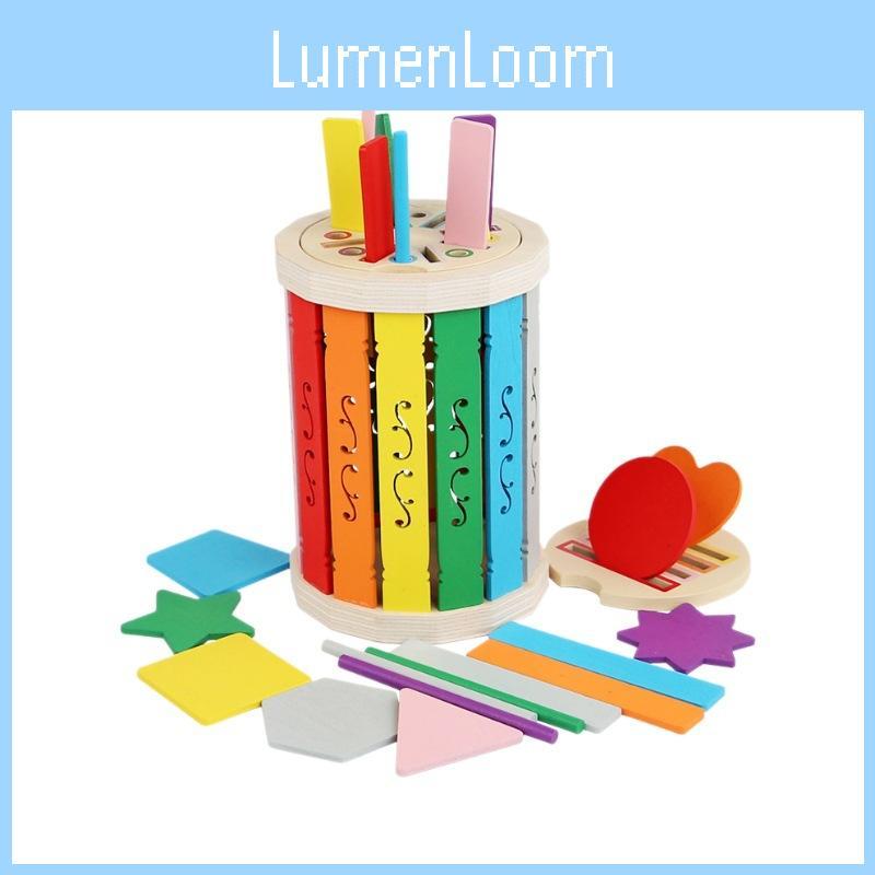 Wooden Rainbow Sorting Balls And Matching Board For Childrens Color Recognition And Fine Motor Skills Development