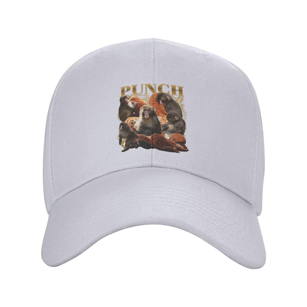Spring Casual Baseball Cap Team Punch Baby Monkey Punch Outdoor Sports Trucker Hat For Female Male Sun  DIY Print Snapback Cap