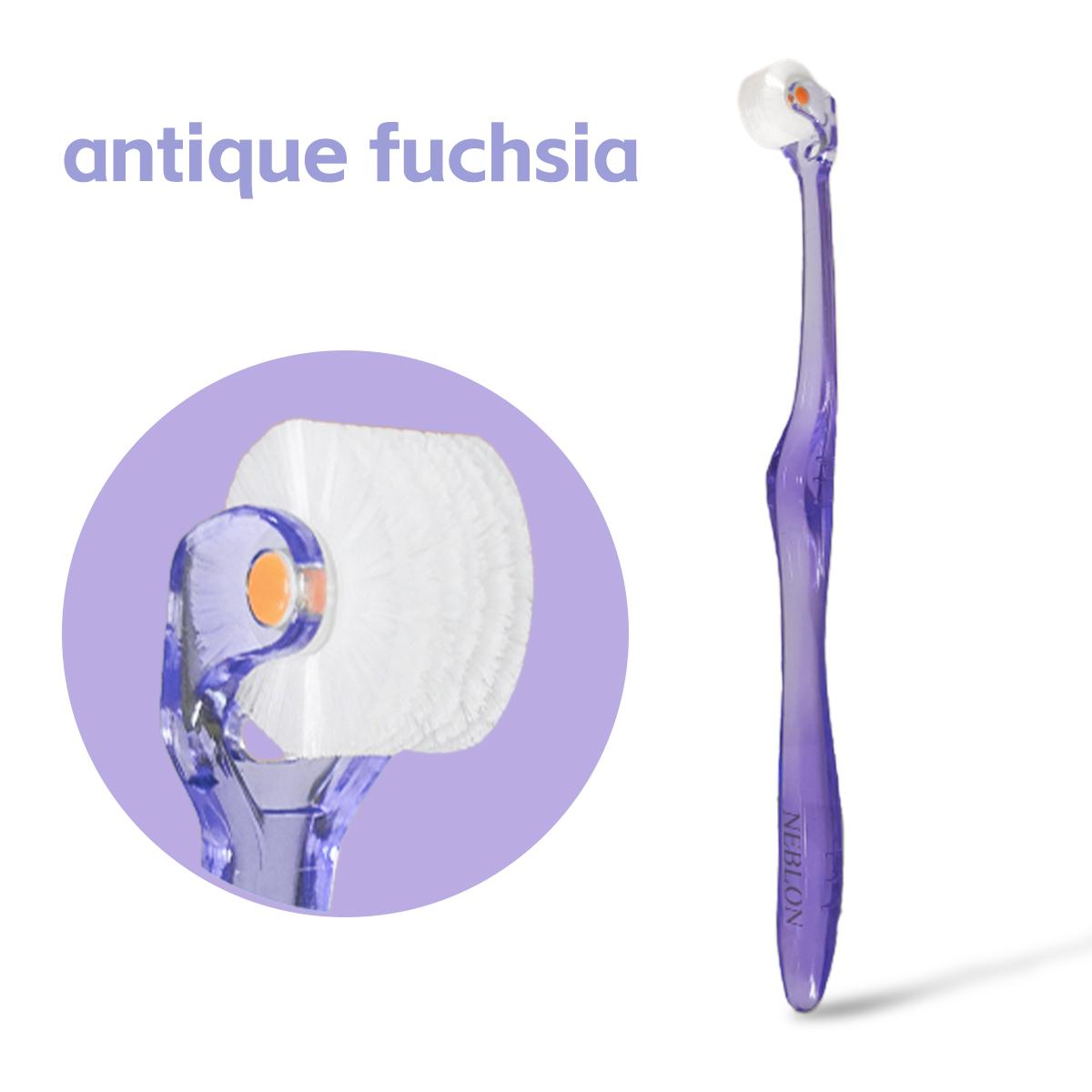 

Вращающаяся зубная щетка NEBLON 360 имеет новую конструкцию головки, которая очищает все стороны зубов, защищает десны и сохраняет чистоту полости рта. античный пурпурный