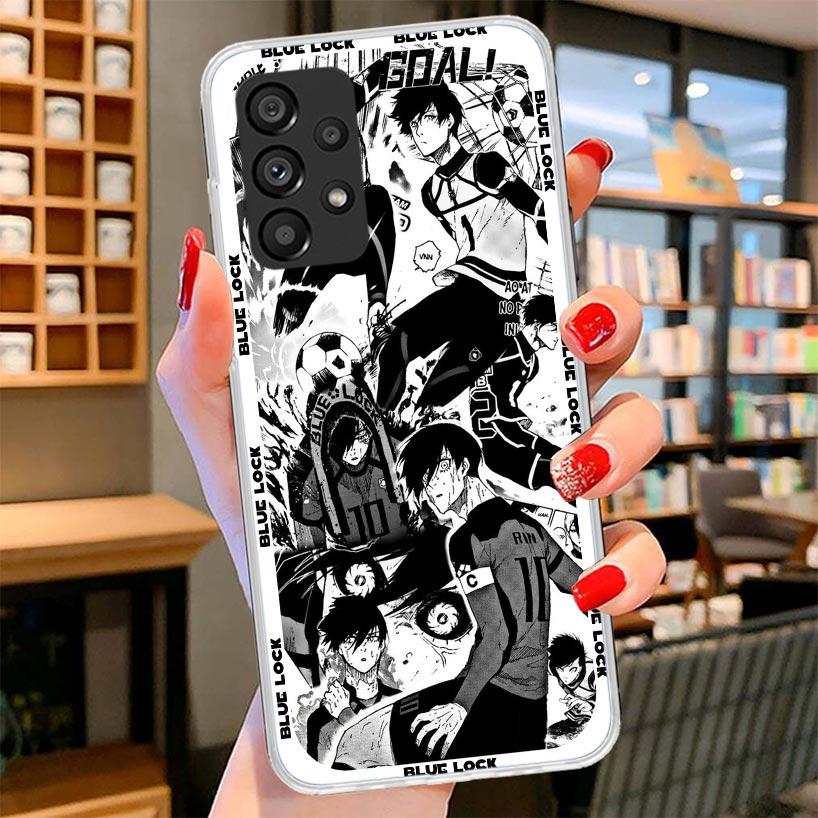 Anime Blue Lock Phone Case For Samsung Galaxy A17 A37 A57 A16 A26 A36 A56 A15 A25 A35 A55 A14 A24 A34 A54 A13 A23 A33 A53 A15 A2