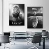 Animal Motivation Poster Panther Lion Motivational Canvas Posters Prints Canvas Painting Focus Conquer Fearless Mural Wall Decor