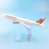 1/400 Scale 16cm Philippines Boeing 777 Aircraft Model Planel Airplane Diecast Metal Planes