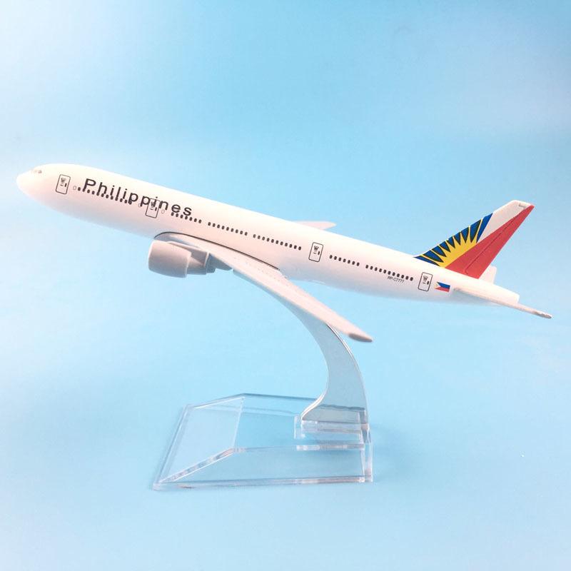 1/400 Scale 16cm Philippines Boeing 777 Aircraft Model Planel Airplane Diecast Metal Planes