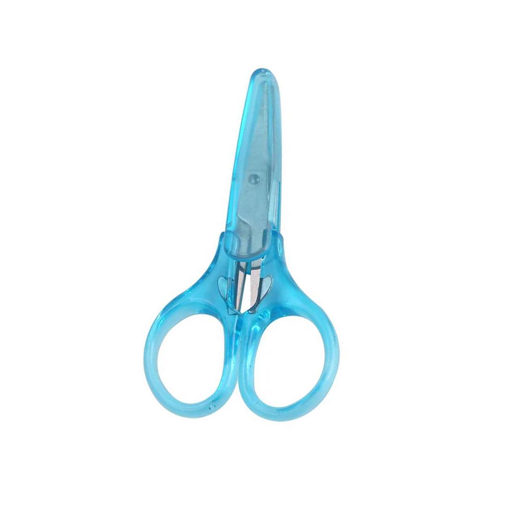 Compact Stainless Steel Office Scissors - Ideal for Paper, Crafts, Household, & Student Use
