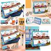 Educational Childrens Wall Calendar Puzzle With Cardboard Material For Early Learning And Cognitive Development