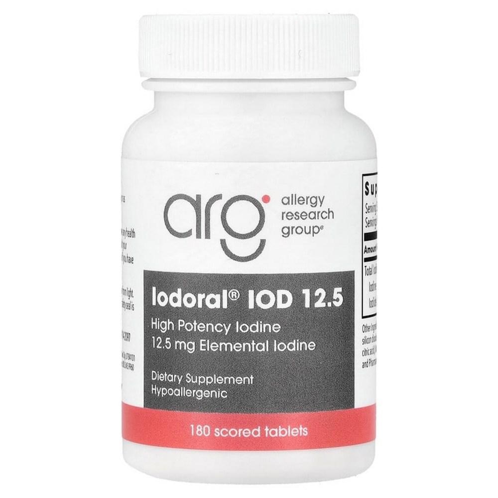 Optimox Iodoral® IOD 12.5 12.5mg Tablets with Score Lines 180 Tablets OPT-01502 1 Pcs