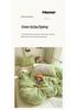 Adorable Puppy Cartoon Cotton Bedding Set, 1.2m Student Dorm - Includes Bed Sheet, Duvet Cover, and Pillowcase.