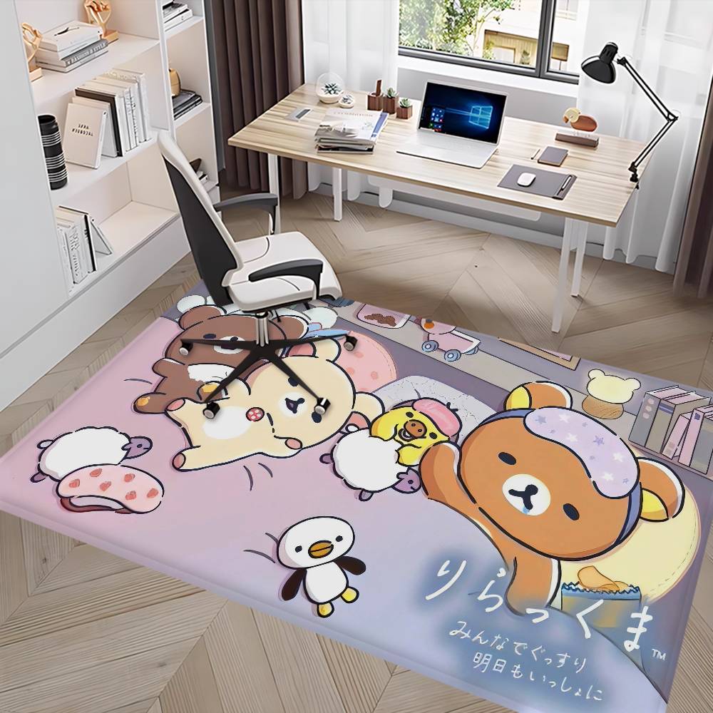 Classic Popular R-rilakkuma Cute Kitchen Mat Cheaper Anti-slip Modern Living Room Balcony Printed Modern Home Decor
