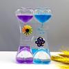Dual-Color Oil Drop Hourglass - Dynamic Desk Ornament & Student Gift