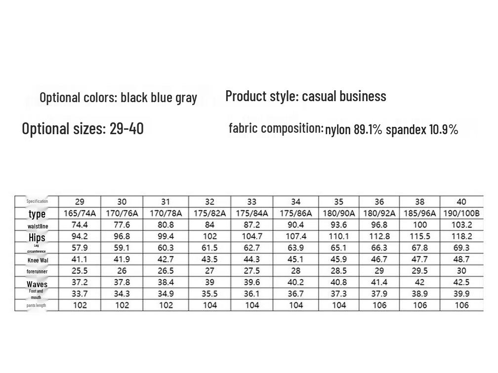 Yalu Men's Business Casual Drape Elastic Trousers