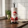 Non-Slip Base Santa Claus Towel Stand Rust-Resistant Kitchen Roll Dispenser  Christmas