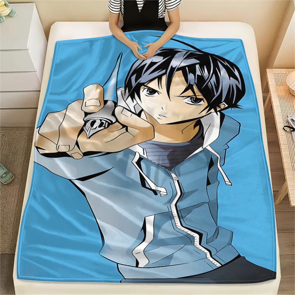 1PC Bakuman Print Flannel Blanket, High Quality All Seasons, Home Decor, Warmth and Comfort, Perfect for Christmas Gifts
