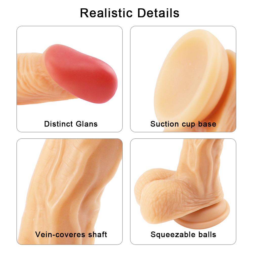 Dildos  Phallus Huge Large Realistic Silicone Dildos with Suction Cup G Spot Stimulate Adult Sex Toys for Woman