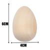 Realistic Wooden Easter Eggs DIY Graffiti Simulated Egg Handmade Holiday Decor Craft for Home Festival Design