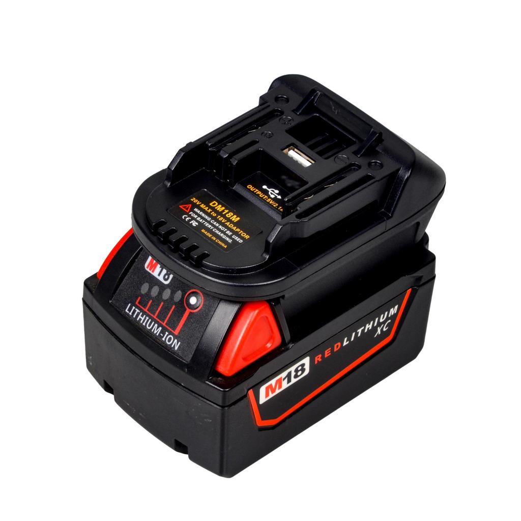 Compatible with 18-20V Lithium Batteries: DeWalt, Makita, Milwaukee, Craftsman, Ryobi, Bosch, Black & Decker