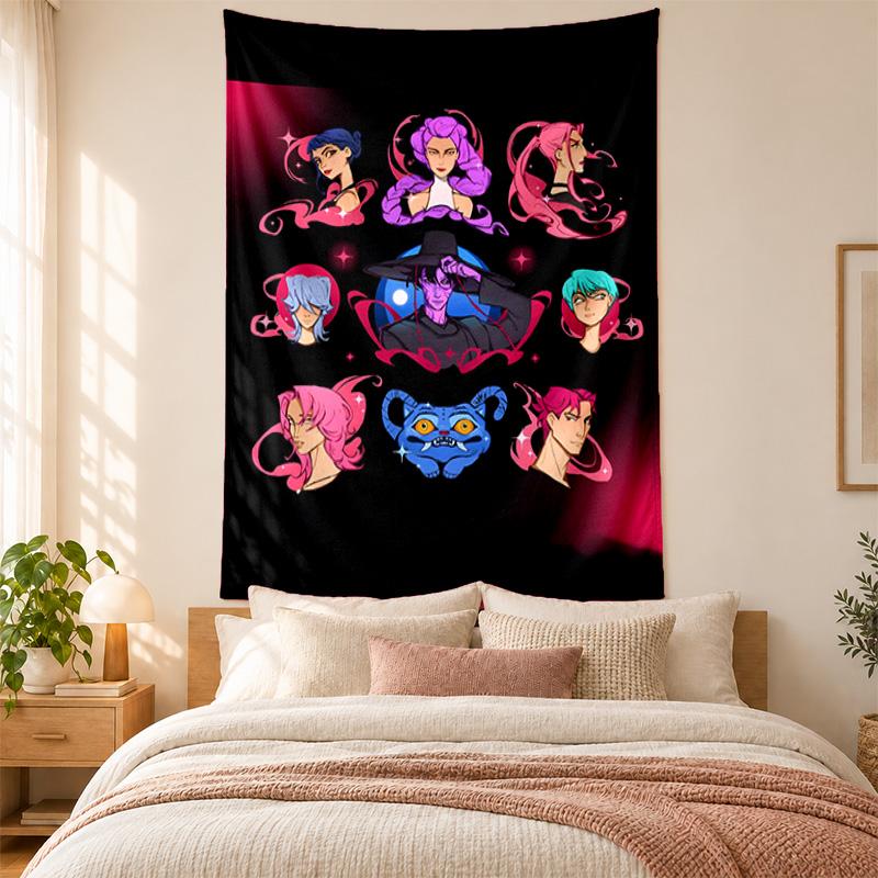 Tapiz Cazadores de Demonios Kpop alta calidad para decorar paredes de sala de estar, dormitorio, residencia estudiantil ideal como arte de pared para dormitorio o regalo de vacaciones