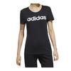 (WMNS) Adidas Neo W Esntl Lg T 1 Sports Short Sleeve Black Women's FP7868