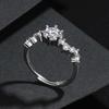 Elegant Sparkling Baby's Breath Ring - Versatile High-End Women's Index Finger Jewelry