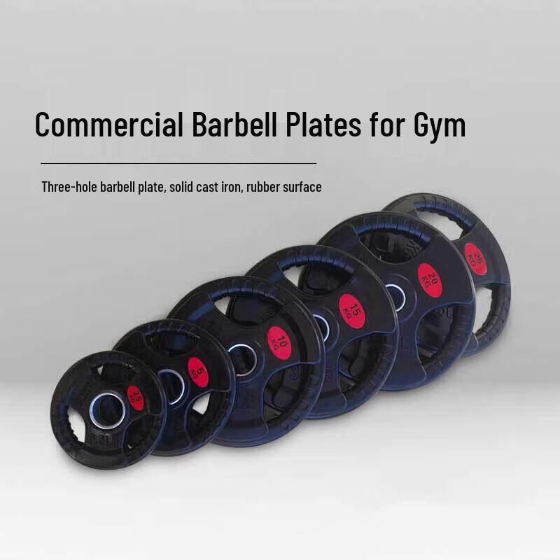 Churong Rubberized Barbell Plate Set