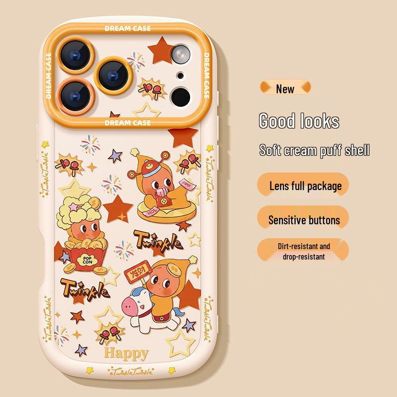 

Lucky Cartoon Character iPhone Case: Compatible with iPhone 14, 13, 16Pro, and 17Air. Apple XS Max