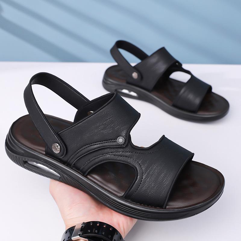 

Sandals men s breathable and comfortable summer new men s soft-soled outer wear casual dad cool slippers 38