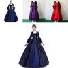 Luxurious Womens Medieval Marie Antoinette Dress With Long Sleeves Victorian Style