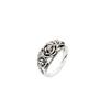 European and American Retro Rhinestone Rose Flower Ring - New Style Jewelry