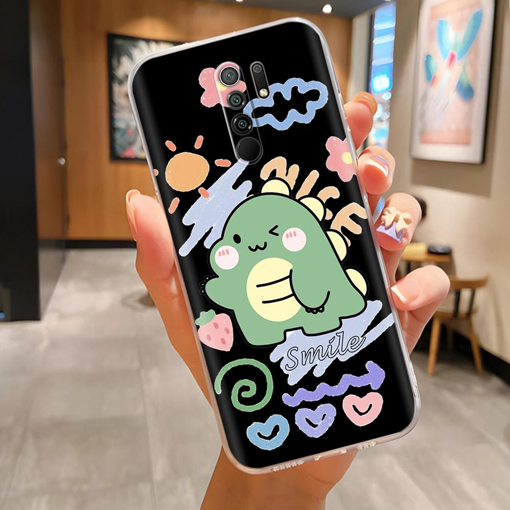 Phone Case For Xiaomi Redmi 9 Cute Panda Phone Cover For Redmi 9 Prime Redmi9 Cases Funda Soft Silicone Protective Back Cover