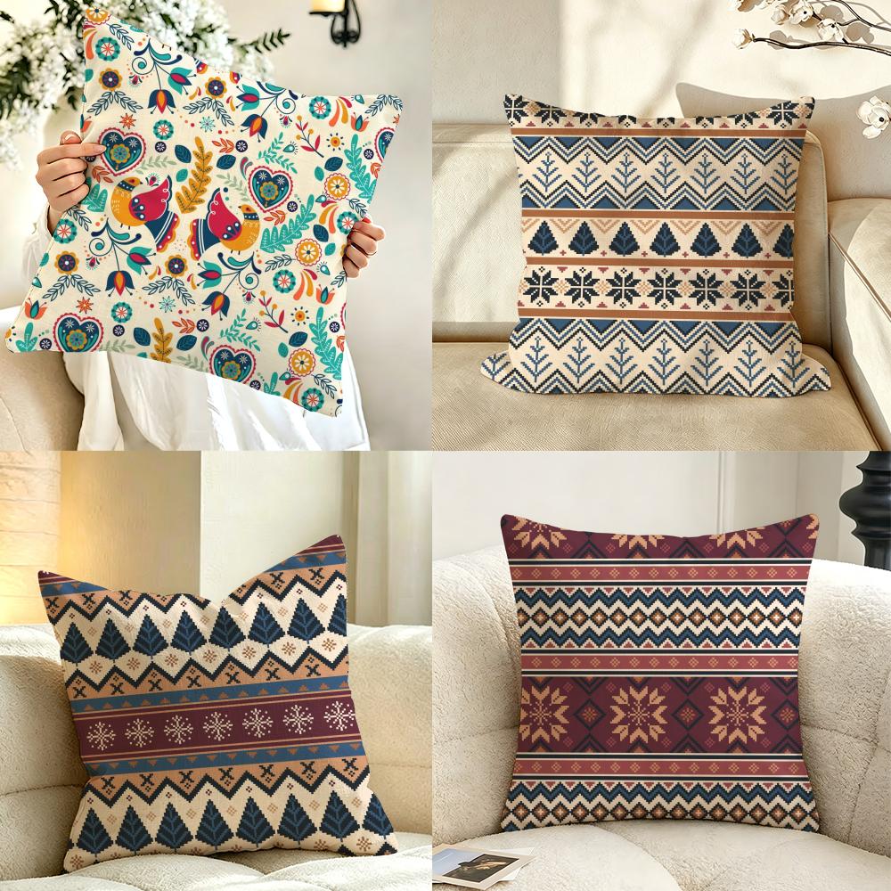 Art MMoroccan SStyle Cushion Cover Pillow Case Antidustmite Pillowcase Silky Short Plush Sofa Cushion Cover hot