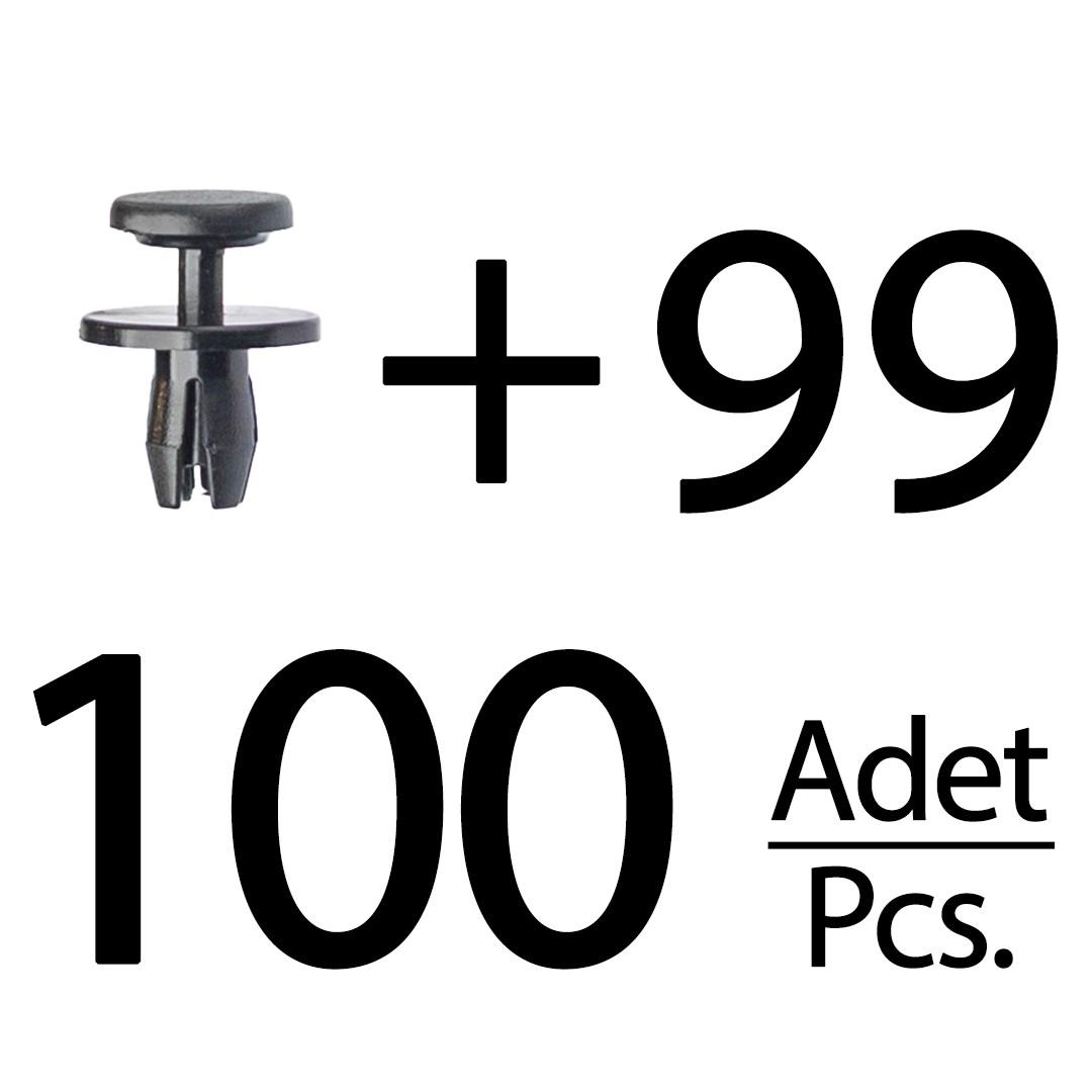 

Bumper and Hood Clips for Peugeot, Opel, Citroen - 100 Pieces
